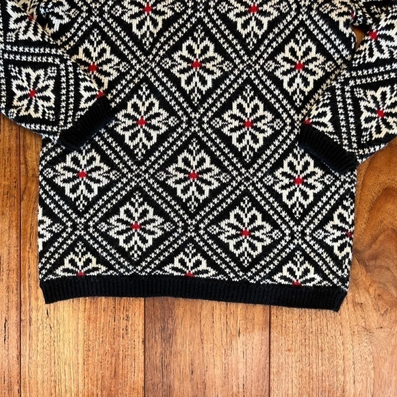 Alfred Dunner Petite Vintage Collared Knit Sweater Made in the USA - Picture 6 of 6